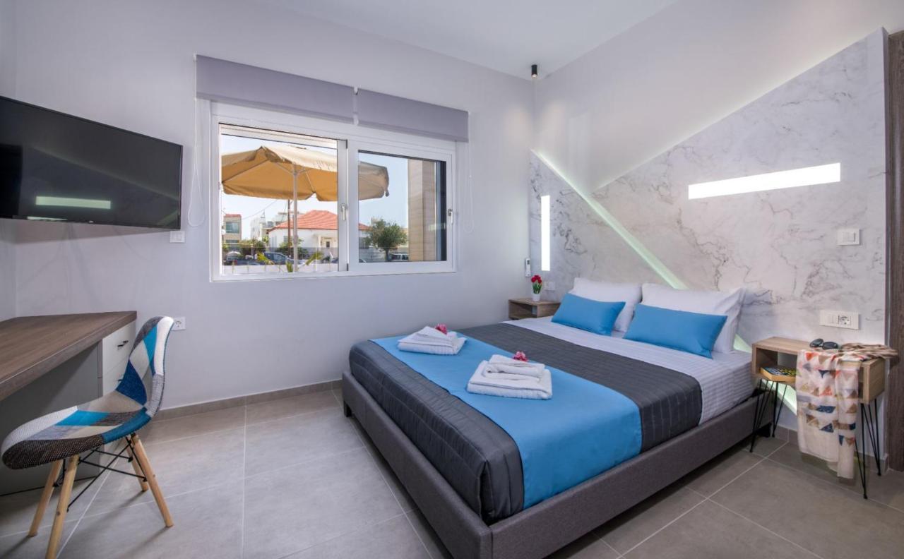 Luxury Villa Eva-Mari With Jacuzzi, 50M From The Beach Stalos Exterior photo