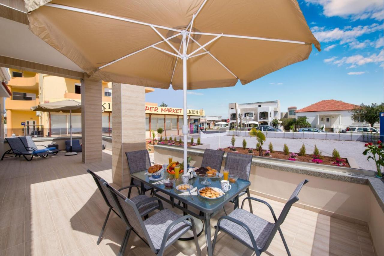 Luxury Villa Eva-Mari With Jacuzzi, 50M From The Beach Stalos Exterior photo