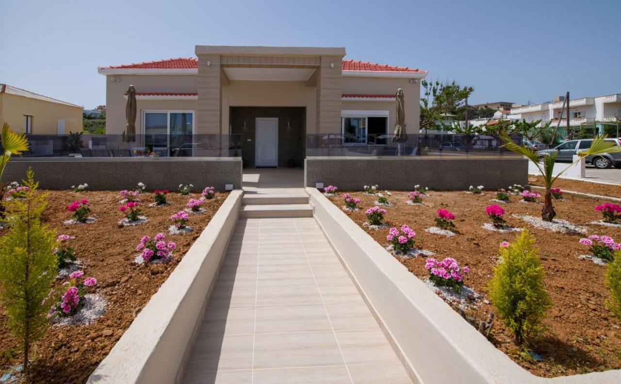 Luxury Villa Eva-Mari With Jacuzzi, 50M From The Beach Stalos Exterior photo