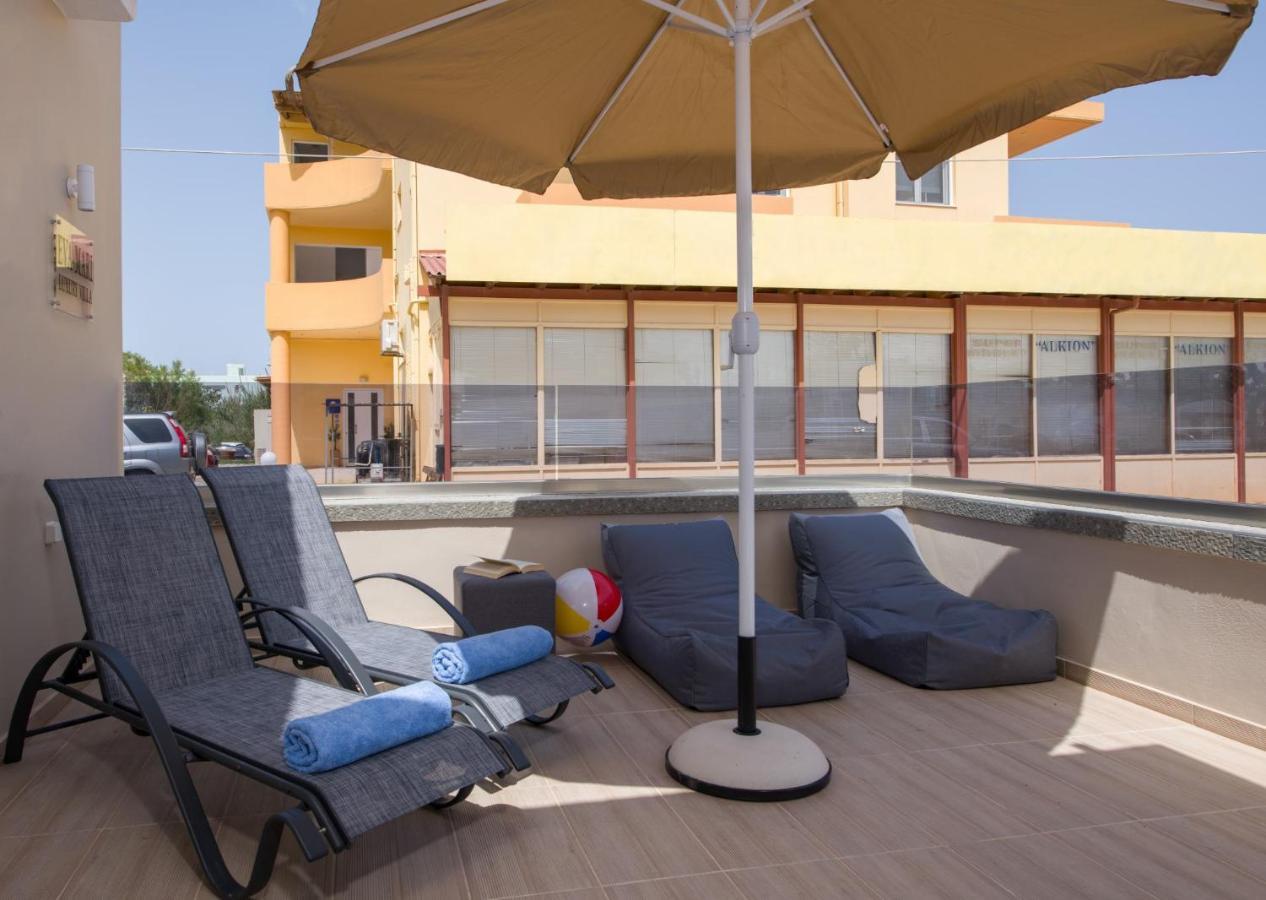 Luxury Villa Eva-Mari With Jacuzzi, 50M From The Beach Stalos Exterior photo