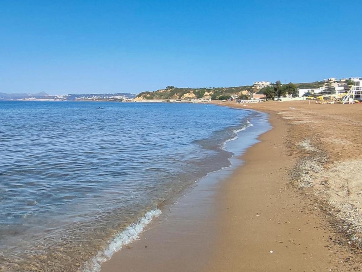 Luxury Villa Eva-Mari With Jacuzzi, 50M From The Beach Stalos Exterior photo